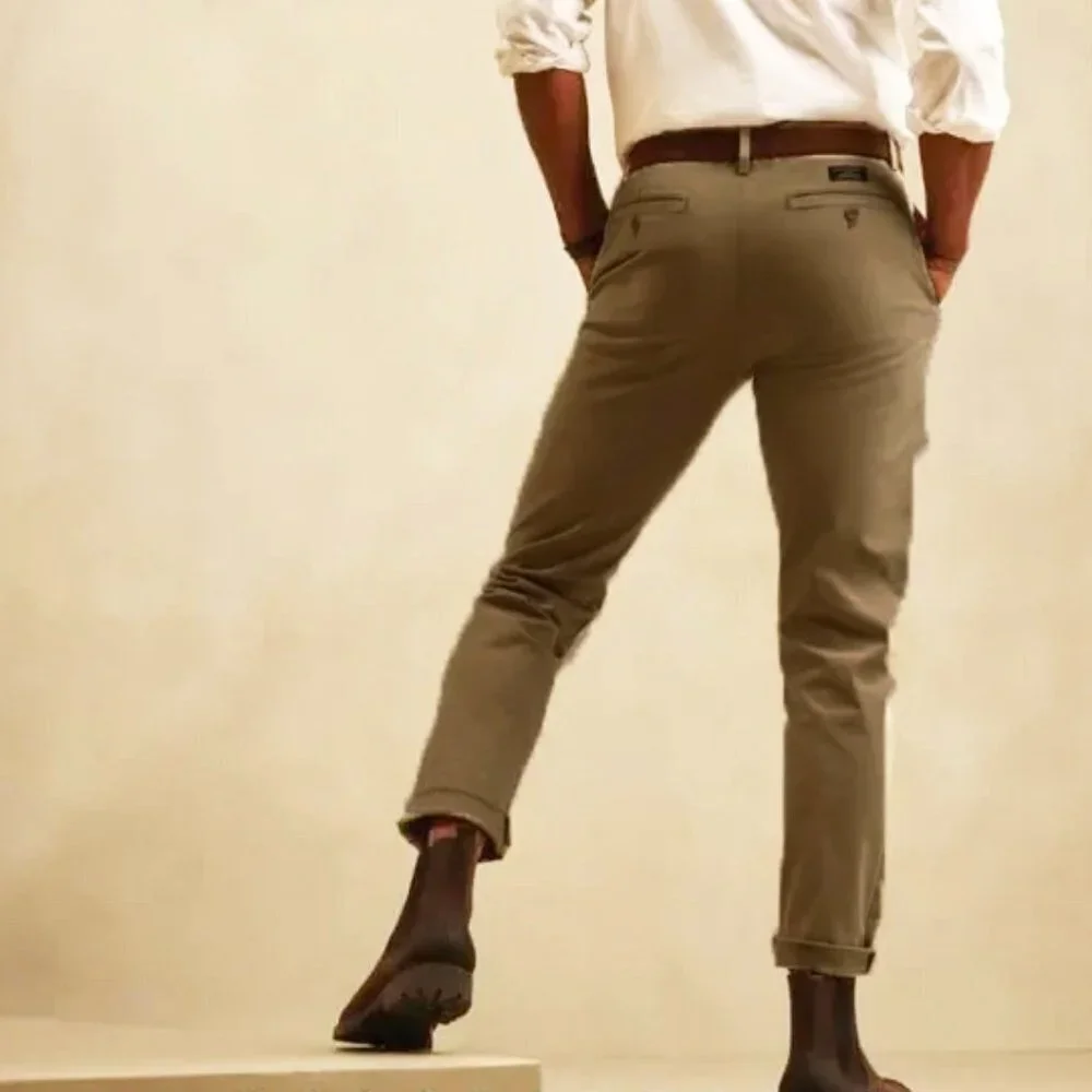 New Banana Republic Slim Fit Lived-In Chino 34x32